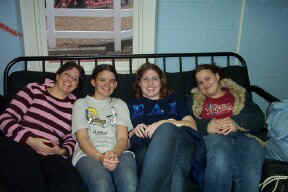 Choir Tour 2004: Me, Alicia, Kacee, and Stacy